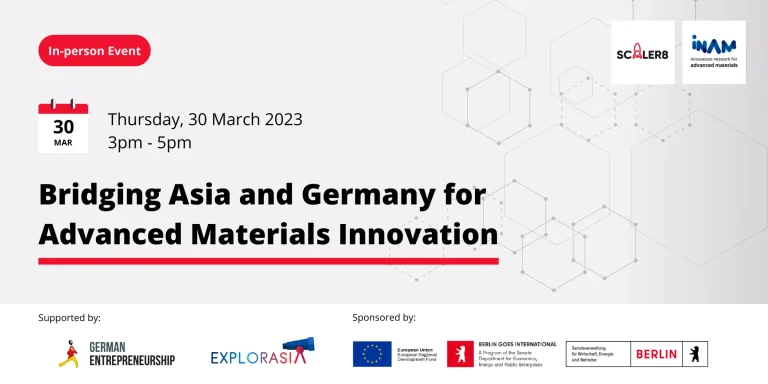 30 Mar: Bridging Asia and Germany for Advanced Materials Innovation